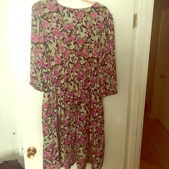 Vintage Sweet Miranda Floral Dress 80s 90s - Picture 1 of 3